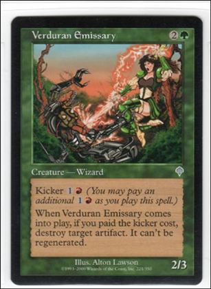 Magic the Gathering: Invasion (Base Set) card 221 Verduran Emissary