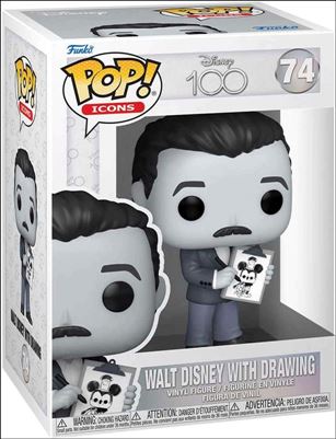 POP! Icons figure 74 Walt Disney with Drawing