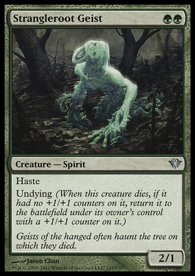 Magic the Gathering: Dark Ascension (Base Set) card 127 Strangleroot Geist