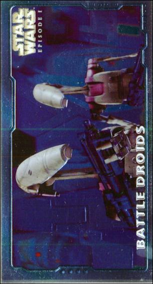 Star Wars: Episode I Widevision: Series 2 (Embossed Foil Subset) card H-E2 Battle Droids