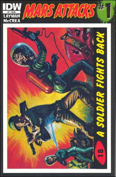 Mars Attacks (2012) issue 1-R Card #18 (A Soldier Fights Back)