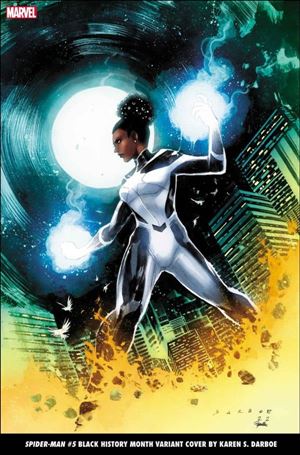 Spider-Man (2022) issue 5-B Karen S. Darboe Photon Black History Month Cover