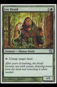 Magic the Gathering: 9th Edition (Base Set) card 251 Ley Druid