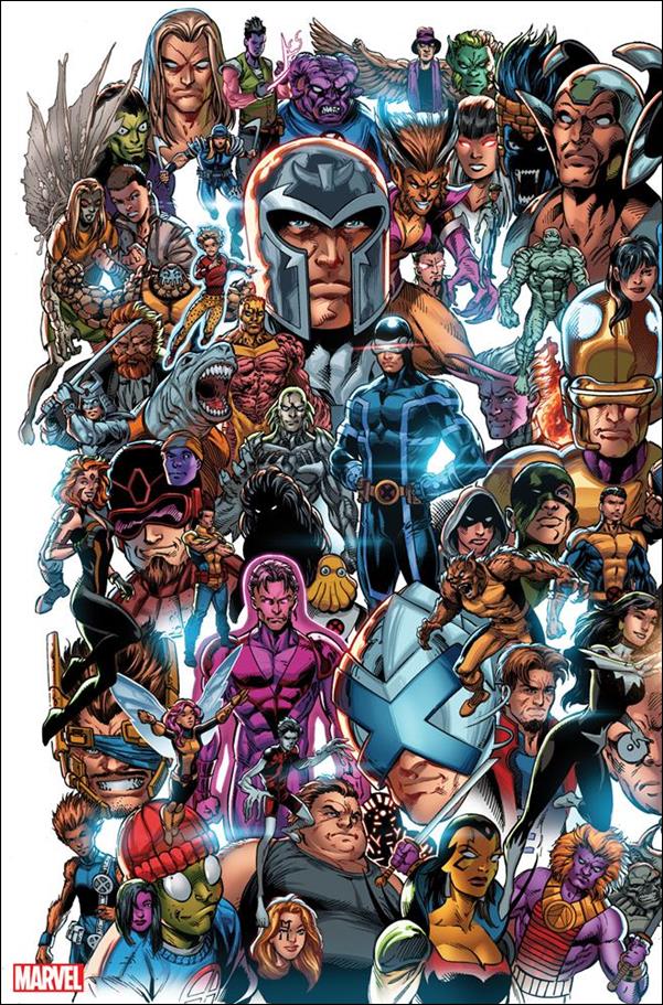 X-Men (2019) issue 1-C Mark Bagley Every Mutant Ever Connecting Cover