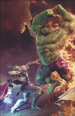 Hulk (2022) issue 7-L Barends Frankie's Comics/Golden Apple Virgin Cover