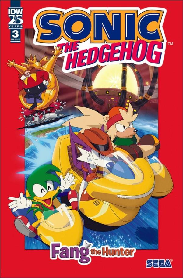 Sonic the Hedgehog: Fang the Hunter issue 3-D Aaron Hammerstrom Online Foil Exclusive Cover
