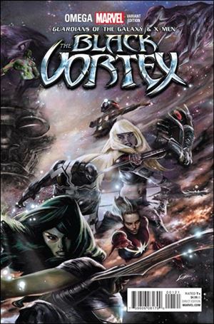 Guardians of the Galaxy & X-Men: The Black Vortex Omega issue 1-B Alexander Lozano Connecting Cover