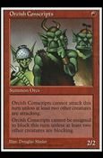 Magic the Gathering: 5th Edition (Base Set) card 256 Orcish Conscripts