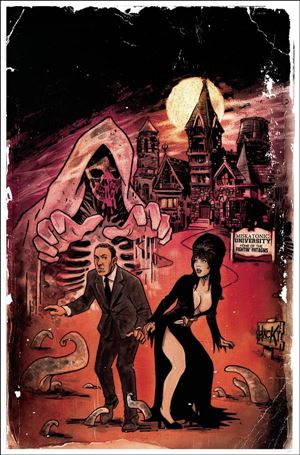 Elvira Meets H.P. Lovecraft issue 2-F Robert Hack Virgin Cover