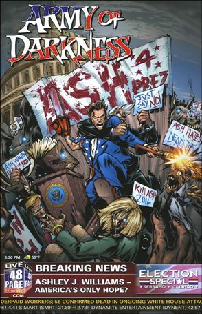 Army of Darkness Election Special issue nn Elliot Fernandez Cover