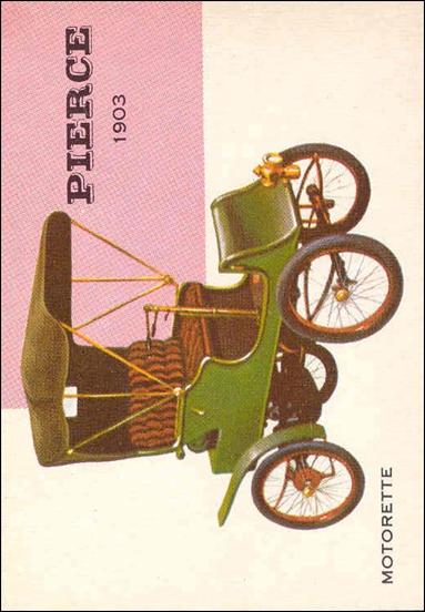 World on Wheels (Base Set) card 20 Pierce Motorette 1903