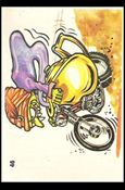 Silly Cycles (Base Set) card 46-B  (Fan Art on Back)