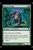 Magic the Gathering: Conflux (Base Set) card 86 Nacatl Savage