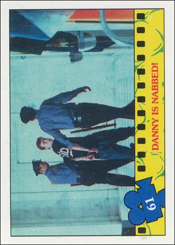 Teenage Mutant Ninja Turtles Movie (Base Set) card 61 Danny Is Nabbed!