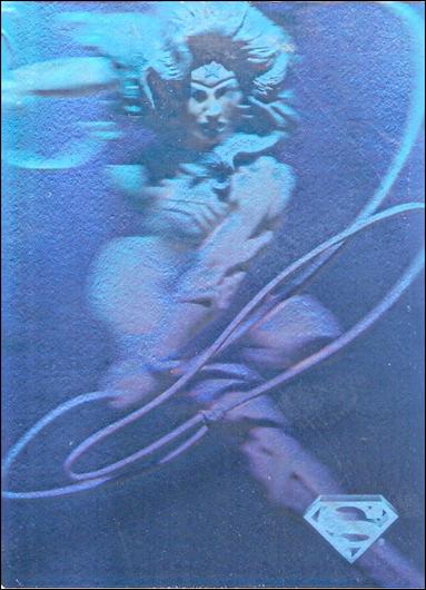 Superman Holo Series (Silver Hologram Base Set) card 23 Wonder Woman