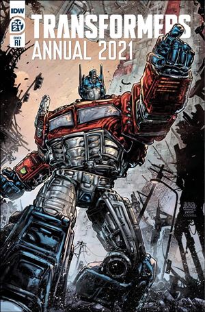 Transformers Annual issue 2021-B Freddie Williams II 1:10 Cover