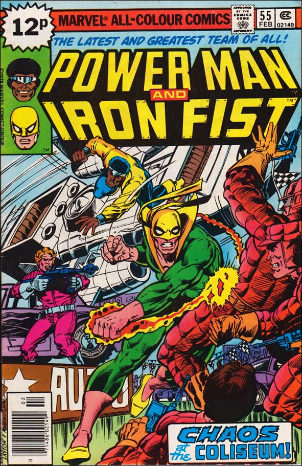 Power Man and Iron Fist (1978) issue 55-B UK Price Cover