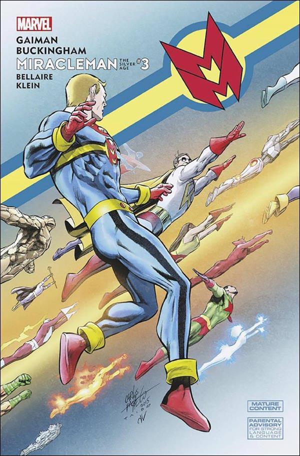 Miracleman by Gaiman & Buckingham: The Silver Age issue 3-D Carlos Pacheco 1:25 Cover