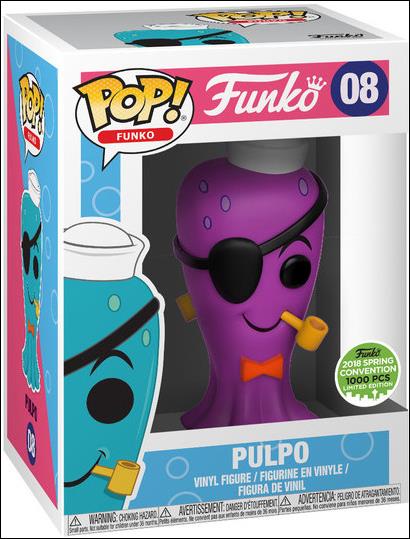 POP! Funko - Fantastik Plastik figure 8-C Pulpo (Purple) 2018 Spring Convention 1/1000