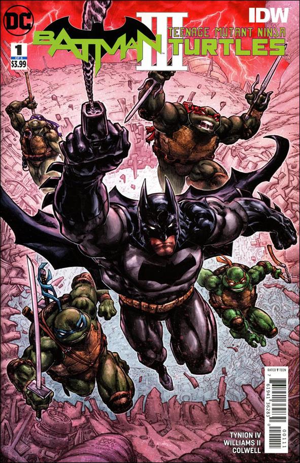Batman/Teenage Mutant Ninja Turtles III issue 1 Freddie Williams II Cover