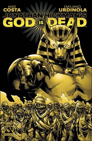 God is Dead issue 43-F Juan Frigeri Gilded Cover