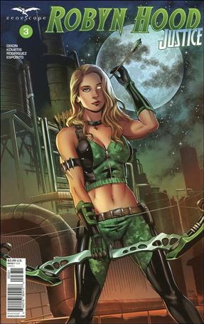 Robyn Hood: Justice issue 3-C Allan Otero Cover