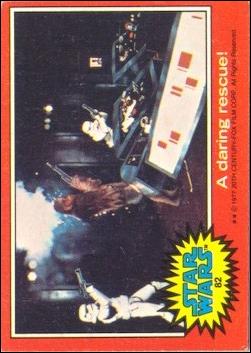 Star Wars: Series 2 (Base Set) card 82 A daring rescue!