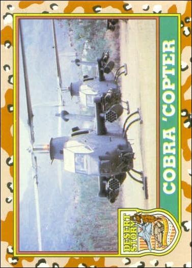 Desert Storm: Series 1 (Base Set) card 16 Cobra 'Copter