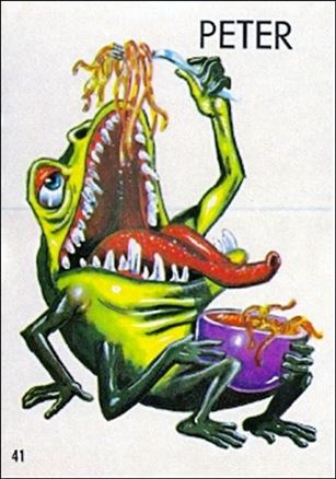 Ugly Stickers (1965) (Base Set) card 41-C Peter