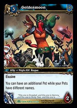 World of Warcraft: Through the Dark Portal (Base Set) card 165 Goldenmoon