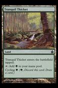 Magic the Gathering: Commander (Base Set) card 292 Tranquil Thicket