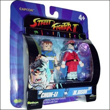 Street Fighter II Minimates (Series 1) figure 1 Chun-Li/M Bison