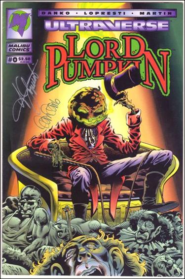 Lord Pumpkin issue 0-C Official Malibu Signed Edition with COA