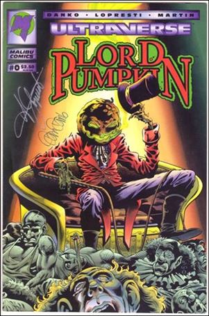 Lord Pumpkin issue 0-C Official Malibu Signed Edition with COA