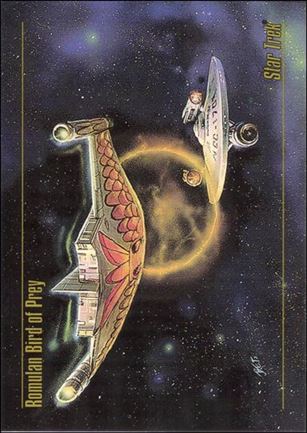 Star Trek Master Series: Series 1 (Base Set) card 31 Romulan Bird of Prey