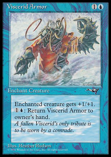 Magic the Gathering: Alliances (Base Set) card 41-B Viscerid Armor