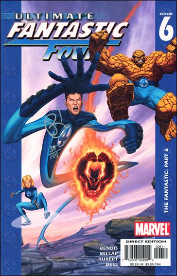 Ultimate Fantastic Four issue 6-B DF (Signed by Brian Michael Bendis) 1/199