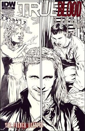 True Blood: French Quarter issue 5-D Joe Corroney  Sketch Cover