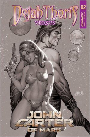 Dejah Thoris Versus John Carter issue 2-M Joseph Michael Linsner 1:40 Black & White Cover