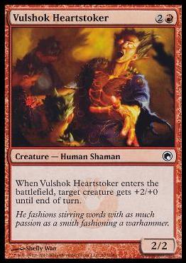 Magic the Gathering: Scars of Mirrodin (Base Set) card 107 Vulshok Heartstoker