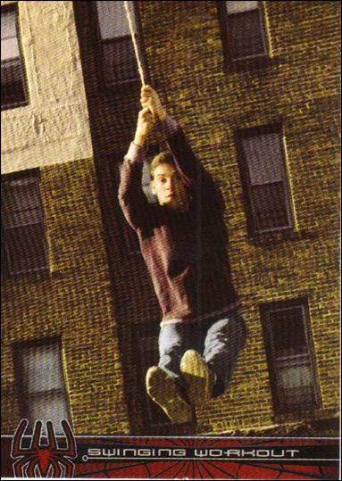 Spider-Man: The Movie (Base Set) card 23 Swinging Workout