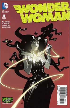 Wonder Woman (2011) issue 45-B Claire Wendling Monsters of the Month Cover