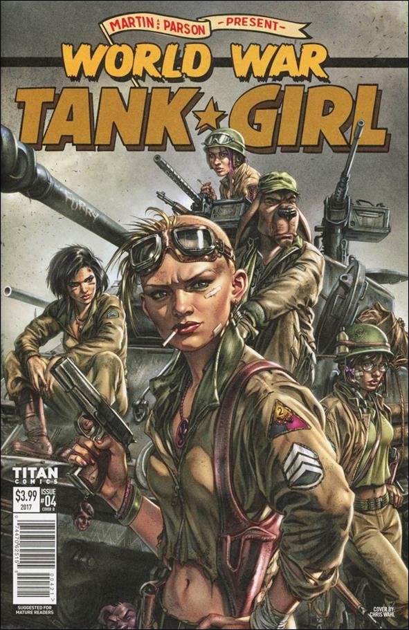 World War Tank Girl issue 4-B Chris Wahl Cover