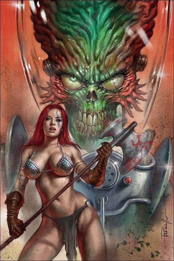 Mars Attacks Red Sonja issue 1-S Lucio Parrillo Virgin Cover