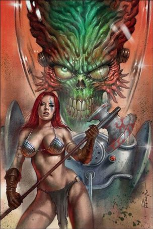Mars Attacks Red Sonja issue 1-S Lucio Parrillo Virgin Cover