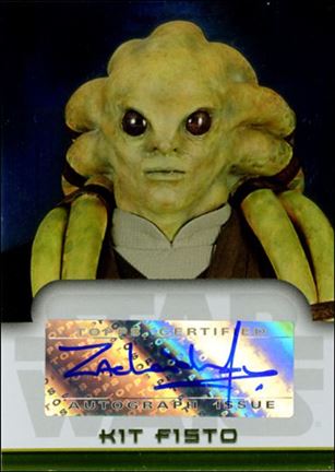 Star Wars Evolution Update Edition (Autograph Subset) card 18 Zachariah Jensen - Kit Fisto