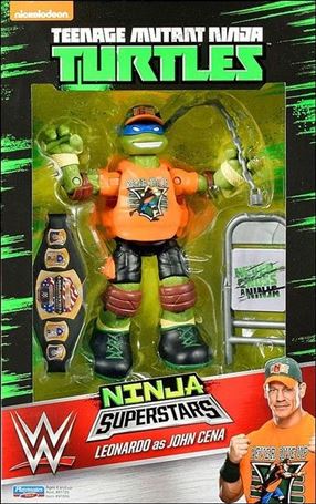 Teenage Mutant Ninja Turtles: WWE Ninja Superstars figure 2 Leonardo as John Cena
