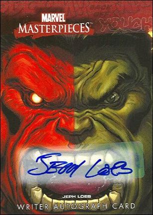 2008 Marvel Masterpieces: Series 3 (Writer Autograph Subset) card JL Jeph Loeb