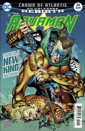 Aquaman (2016) issue 24 Brad Walker Cover