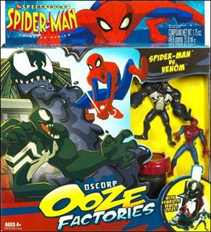 Spectacular Spider-Man (Animated) Oscorp Ooze Factories figure 4 Spider-Man vs Venom
